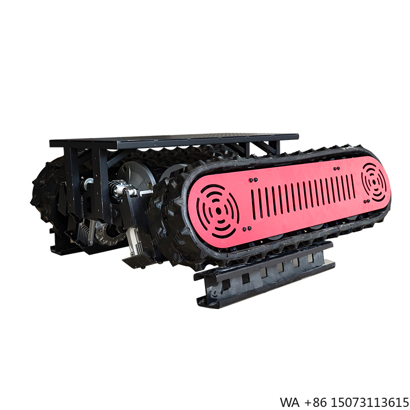 Robot Chassis - แชสซีหุ่นยนต์ม้วนเก็บสายเคเบิลใต้น้ำ IP68 พร้อมอุปกรณ์สำหรับหุ่นยนต์ตีนตะขาบสำหรับท่อขนาดใหญ่