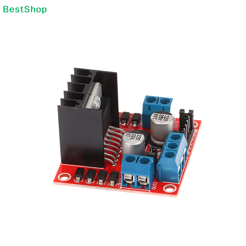 Motor Driver L298N - โมดูลขับมอเตอร์กระแสตรง L298N มอเตอร์สเต็ปเปอร์ L298 สำหรับรถอัจฉริยะ หุ่นยนต์