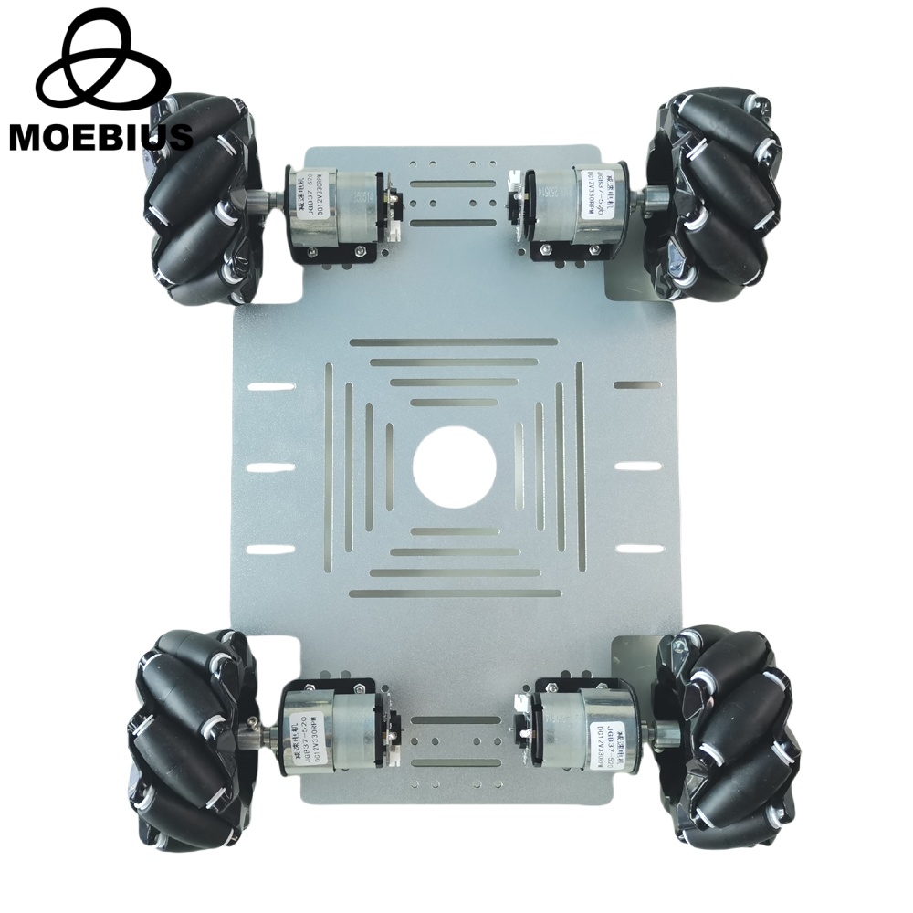 Arduino Robot - ชุดประกอบรถหุ่นยนต์ล้อเมคานัม 4WD รับน้ำหนักได้ 26 กก. รุ่น