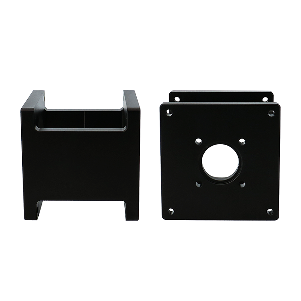 Servo Bracket - ฐานรองติดตั้งมอเตอร์สเต็ปเปอร์/เซอร์โว HLTNC 57/60/80/86/110/130 แบบแนวนอน ทำจากอะลูมิเนียมหล่อ