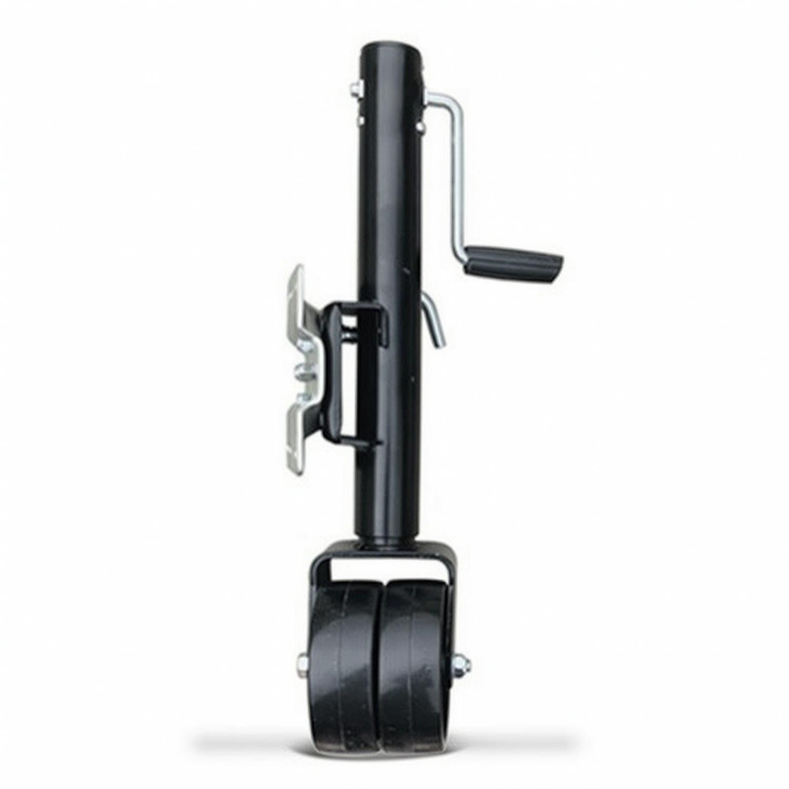 Caster Wheel - ขาตั้งรถพ่วงแบบหมุนพร้อมล้อคู่และมือหมุนด้านข้าง