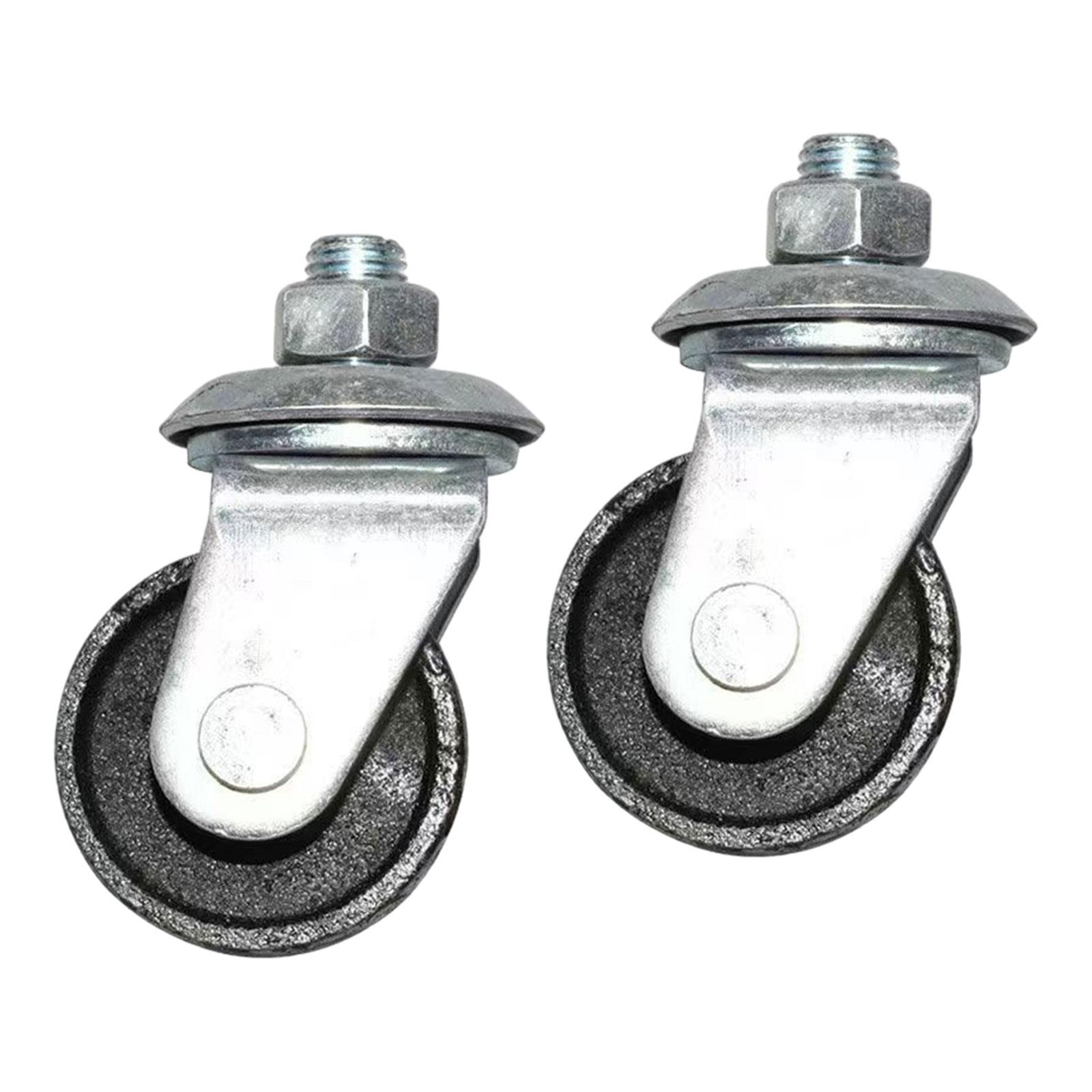 Caster Wheel - ชุดเปลี่ยนล้อสำหรับแม่แรงยกรถ ล้อหมุนได้ทำจากเหล็กหล่อ สำหรับแม่แรง 3 ตัน