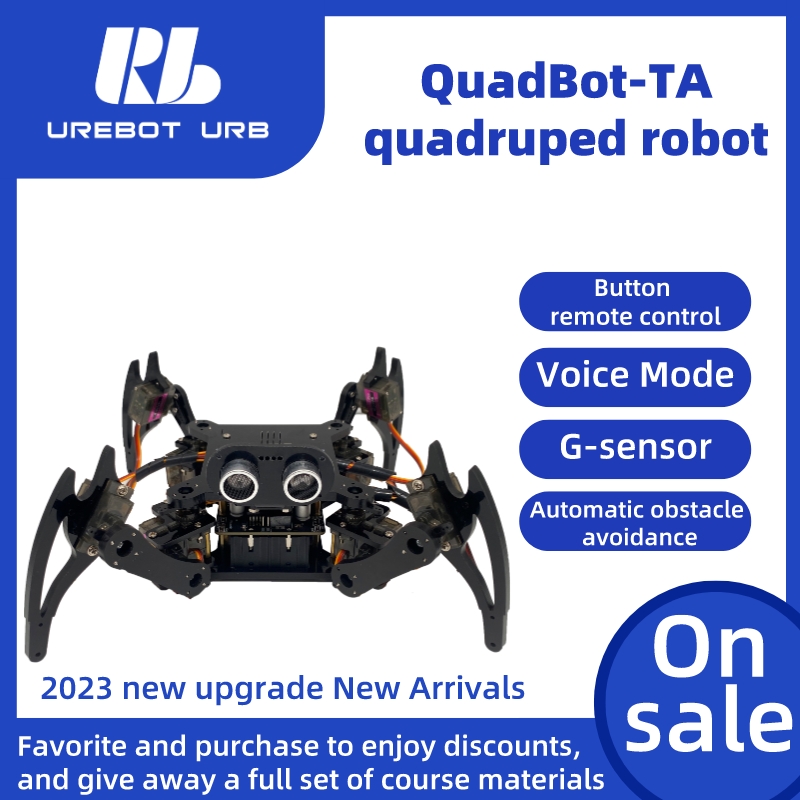 Arduino Robot - STEAM ของเล่นเพื่อการศึกษา Quadruped หุ่นยนต์แมงมุมชุดสำหรับ Arduino รีโมทคอนโทรลไร้สายเดิน