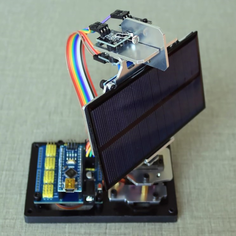 Arduino Robot - มิลิมิเตอร์ดิจิตอล Mg90 แบบยังไม่ประกอบ ชุดอุปกรณ์ติดตามพลังงานแสงอาทิตย์อัจฉริยะ สำหรับชุด DIY