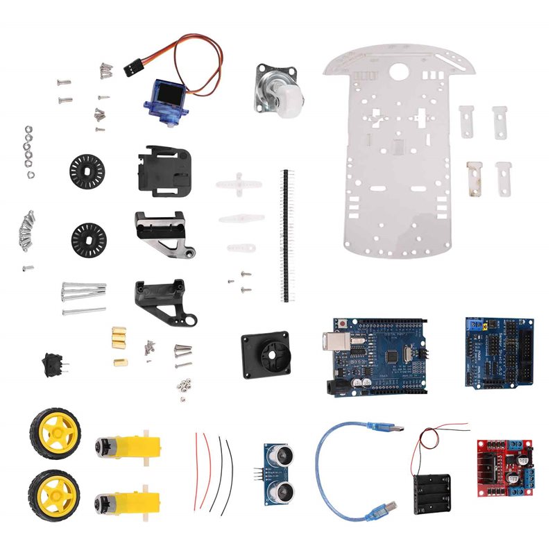 Arduino Robot - ชุดโครงรถหุ่นยนต์อัจฉริยะ ABXE สำหรับ Arduino ชุด DIY