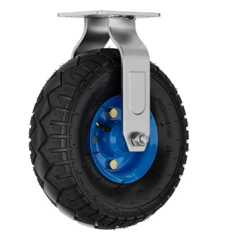 Caster Wheel - Hanak78 ล้อหมุนยางติดตั้งถาวร ขนาด 6 นิ้ว แบบไม่หมุนได้