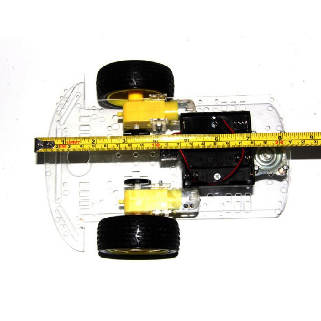 Robot Car Kit - ชุดประกอบโครงรถหุ่นยนต์ขับเคลื่อน 2 ล้อ พร้อมตัวเข้ารหัสความเร็ว สำหรับโครงการรถหุ่นยนต์อัจฉริยะ DIY