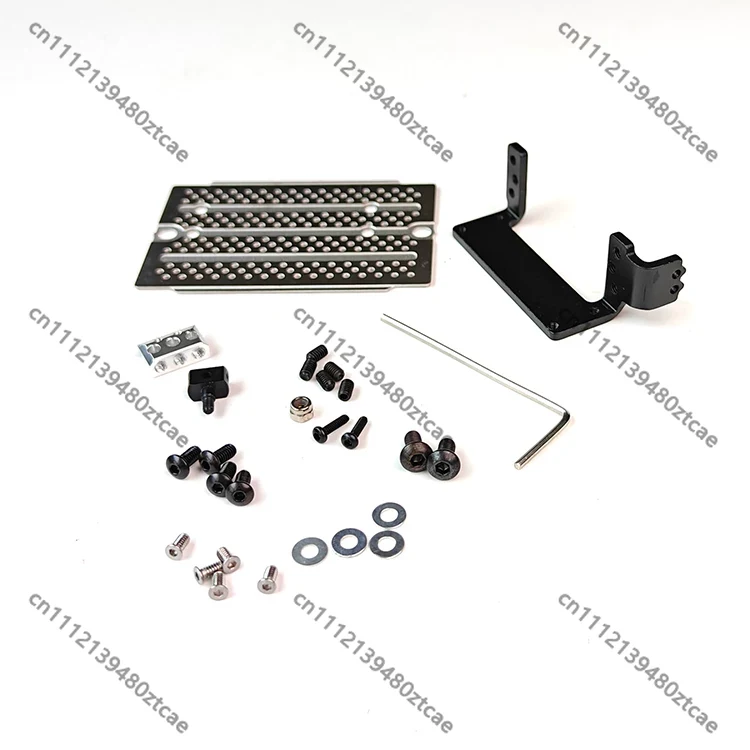 Servo Bracket - ขายึดชุดควบคุมพวงมาลัยโลหะ พร้อมตัวล็อคเฟืองท้าย สำหรับติดตั้งเซอร์โว สำหรับรถ RC รุ่นต่างๆ