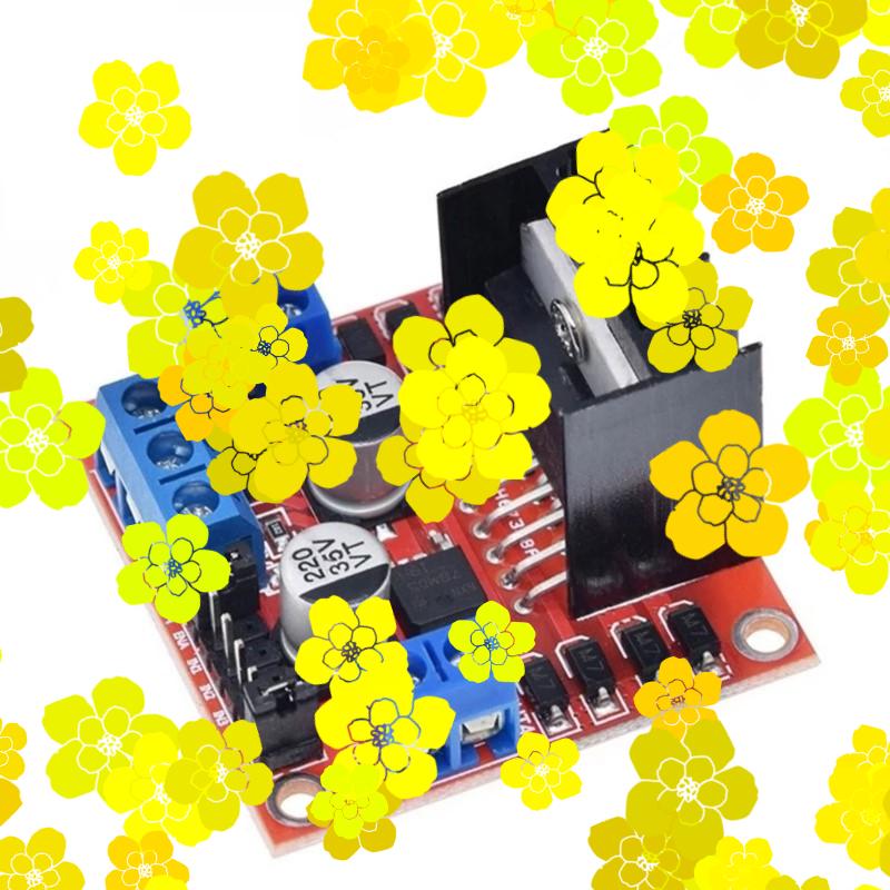 Motor Driver L298N - โมดูลบอร์ดควบคุมมอเตอร์ L298N 1/2/5 ชิ้น แบบ Dual