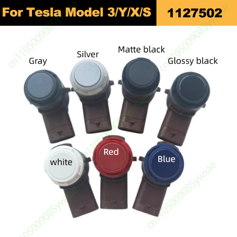 Infrared Obstacle Sensor - สำหรับเทสลา 3/S/X/Y 1127502 PDC เซ็นเซอร์จอดรถกันชนอัลตราโซนิกราดาร์เรดาร์เตือนการถอยหลังเซ็นเซอร์อะไหล่ทดแทน 7