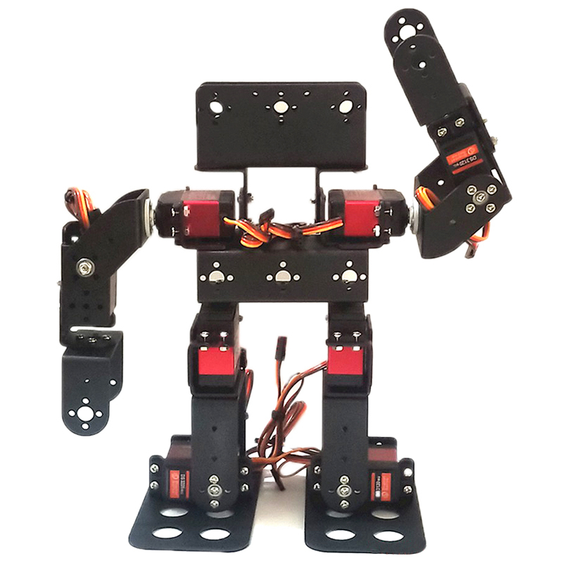 Arduino Robot - หุ่นยนต์8/17/19 dof หุ่นยนต์การศึกษาหุ่นยนต์เต้นรำมนุษย์หุ่นยนต์เดินสองไอเพดสำหรับการสอนของตกแต่งงานปาร์ตี้จับคู่อุปกรณ์เสริม MG996R