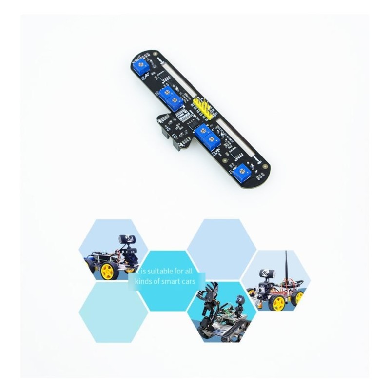 Robot Bluetooth Car - Y43A-6-Channel โมดูลติดตามอินฟราเรดสำหรับหุ่นยนต์ - เซ็นเซอร์หลีกเลี่ยงสิ่งกีดขวางในรถยนต์อัจฉริยะ