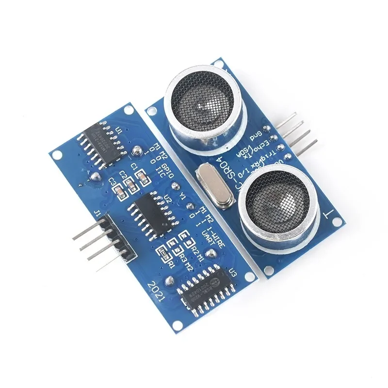 Ultrasonic Distance Sensor - โมดูลเซ็นเซอร์อัลตราโซนิก HC-SR04 3.3V-5V สำหรับวัดระยะทาง บอร์ดชิปคู่ ที่มีความแม่นยำสูงและใช้งานได้หลากหลาย