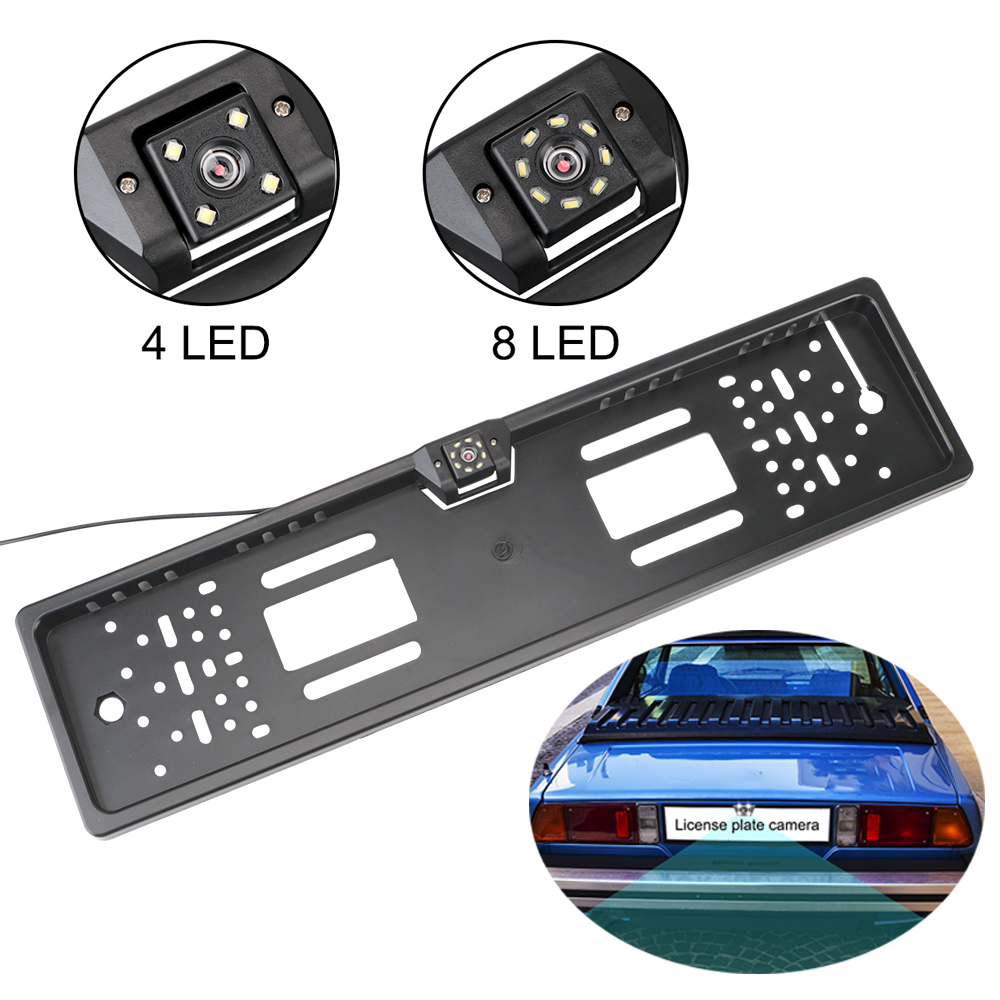 Infrared Obstacle Sensor - 12V รถดูด้านหลังกล้อง 4/8 LED ยุโรป UK