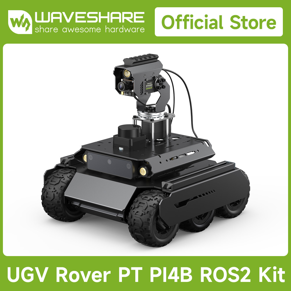 Robot Wheel - Waveshare Rover ROS 2 หุ่นยนต์ AI