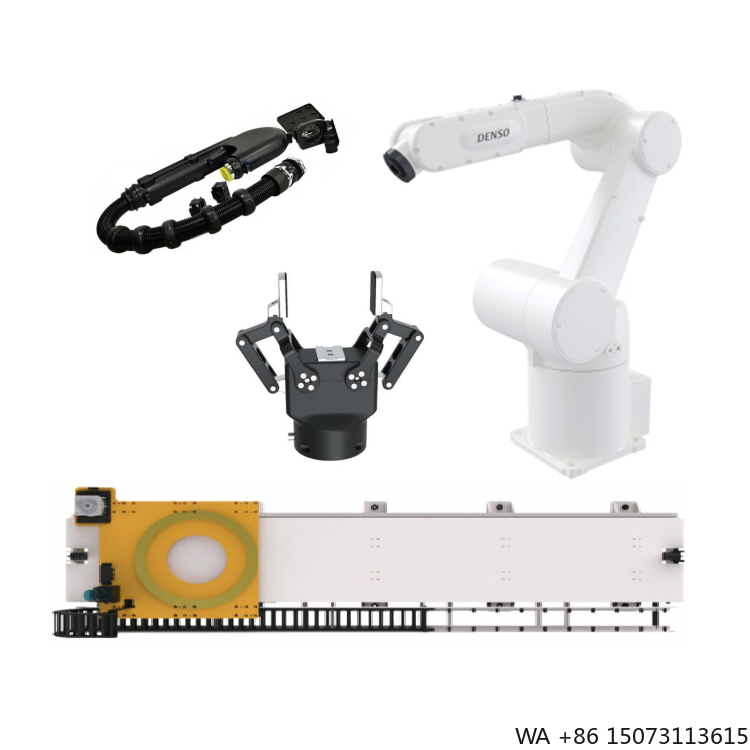 Robot Gripper - แขนหุ่นยนต์ CNC 6 แกน พร้อมรางเลื่อนแบบ Linear