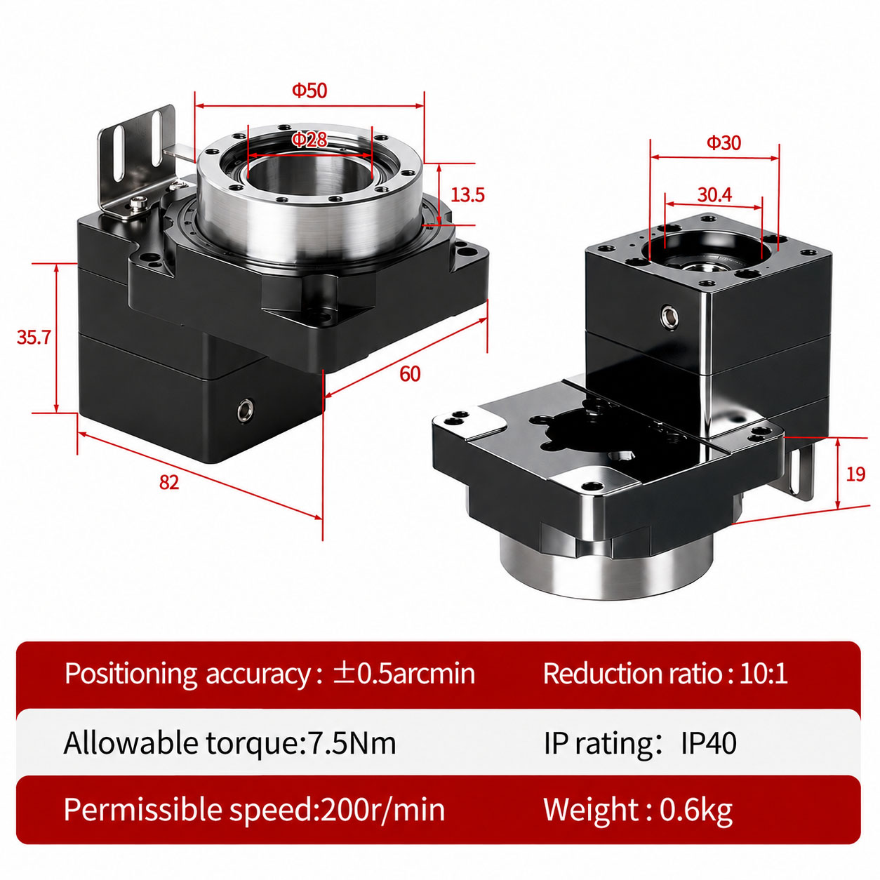 แท่นหมุนกลวงความแม่นยำสูงสำหรั - Servo Pan Tilt บทวิจารณ์และราคา