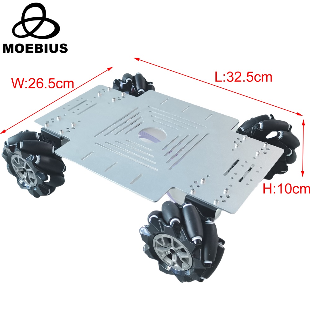 ชุดประกอบรถหุ่นยนต์ล้อเมคานัม  - Arduino Robot บทวิจารณ์และราคา