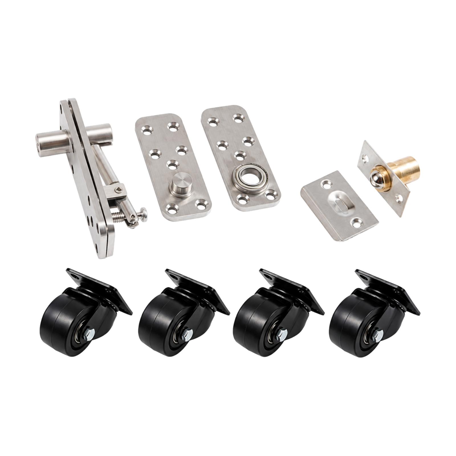 ชุดอุปกรณ์ฮาร์ดแวร์สำหรับบานปร - Caster Wheel บทวิจารณ์และราคา