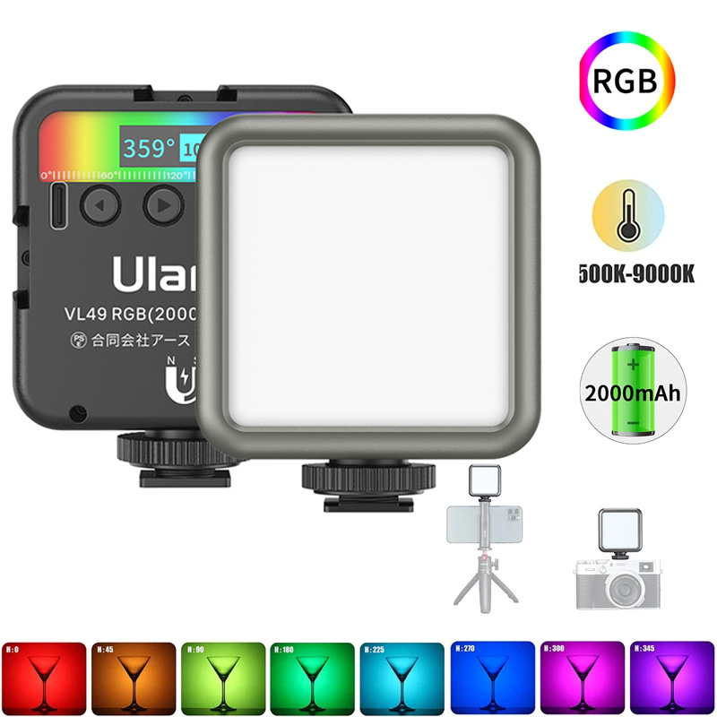Ulanzi ไฟกล้อง RGB VL49 LED 25 - Uln2003 Driver บทวิจารณ์และราคา
