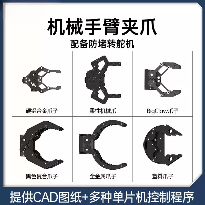 เซอร์โวกริปเปอร์ อุปกรณ์เสริมก - Robot Gripper Claw บทวิจารณ์และราคา