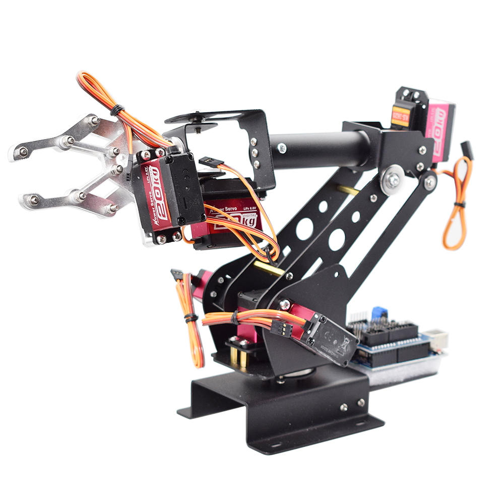 ชุดควบคุมแขนหุ่นยนต์ 6 DOF พร้ - Arduino Robot บทวิจารณ์และราคา