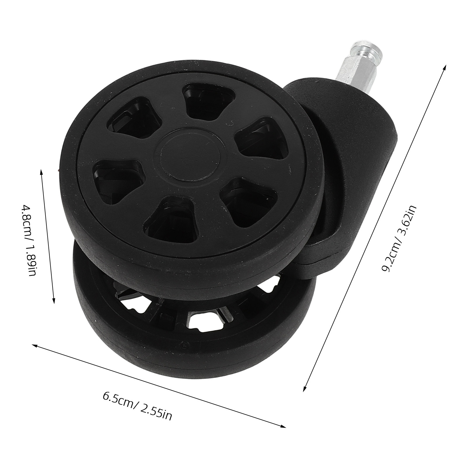 2 ชิ้น ล้อกระเป๋าเดินทางอเนกปร - Caster Wheel บทวิจารณ์และราคา
