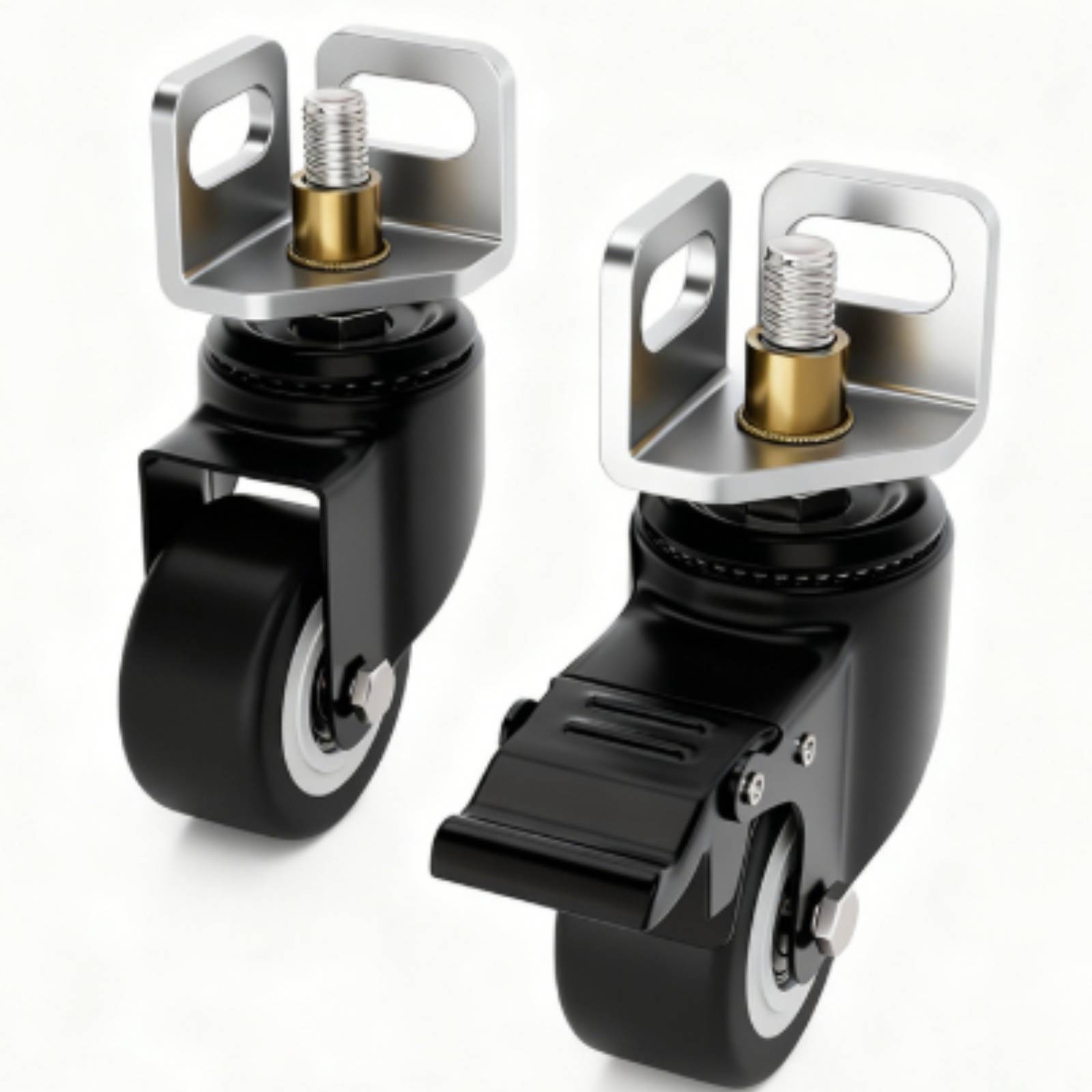 ล้อเหล็กฉาก 4 ชิ้น ติดตั้งง่าย - Caster Wheel บทวิจารณ์และราคา
