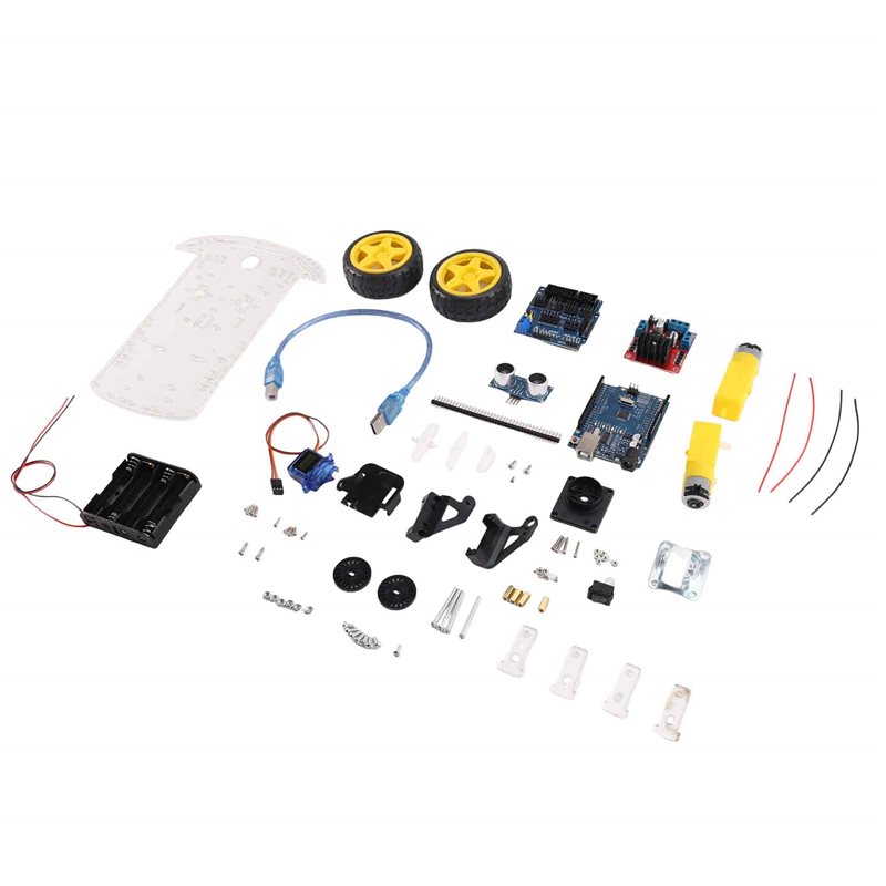ชุดโครงรถหุ่นยนต์อัจฉริยะ ABXE - Arduino Robot บทวิจารณ์และราคา