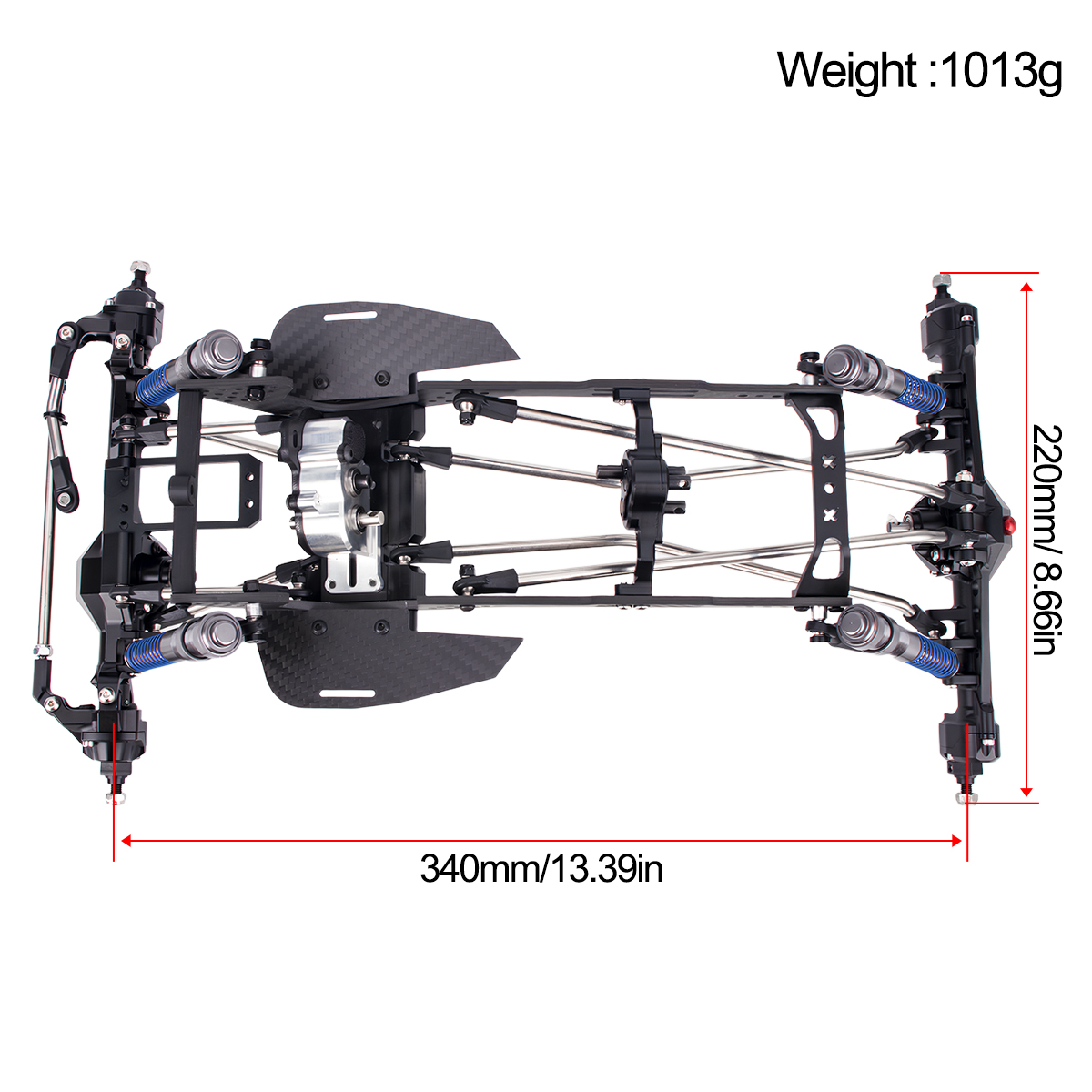 ชุดแชสซีคาร์บอนไฟเบอร์ LCG สำห - Robot Car Kit บทวิจารณ์และราคา