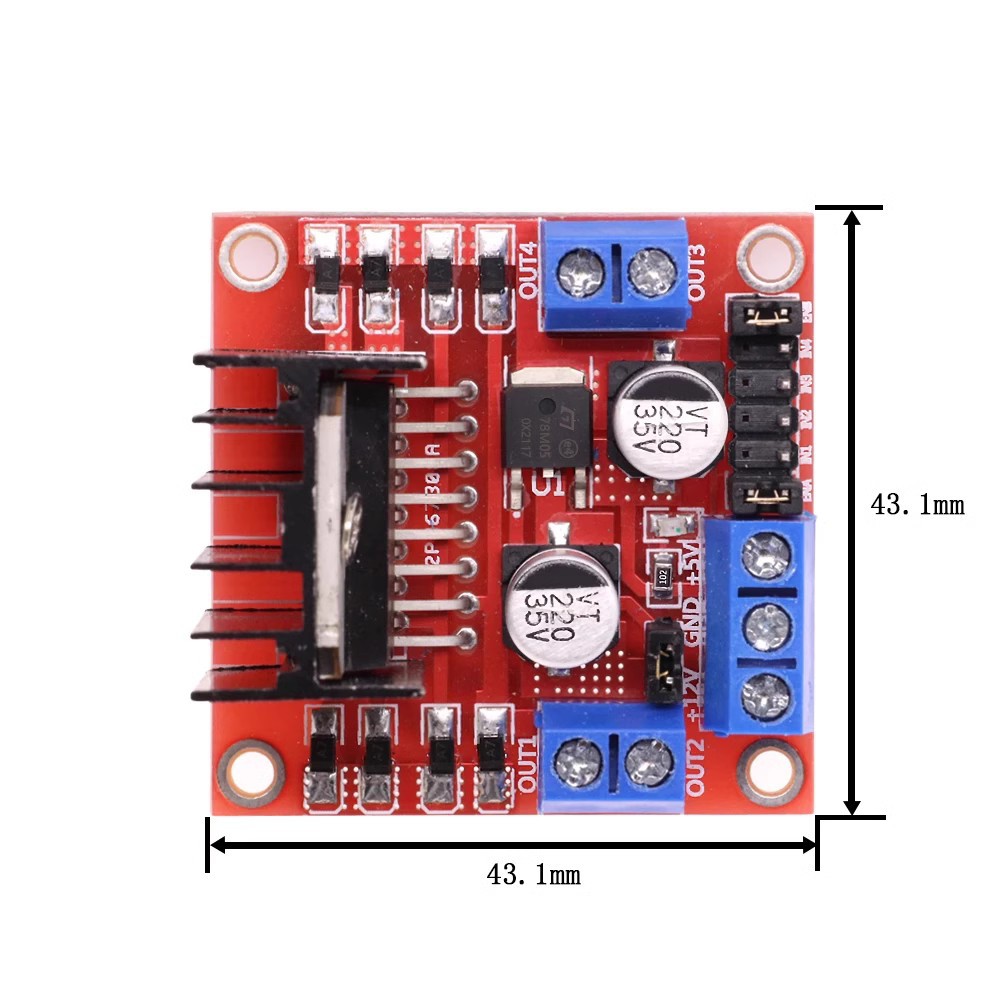 1 ~ 100 ชิ้น L298N DC สเต็ปเปอ - Motor Driver L298N บทวิจารณ์และราคา