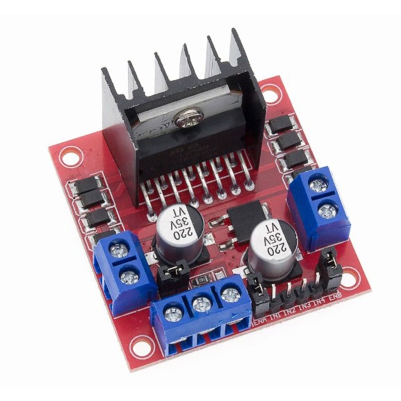 โมดูลบอร์ดควบคุมมอเตอร์ L298N  - Motor Driver L298N บทวิจารณ์และราคา
