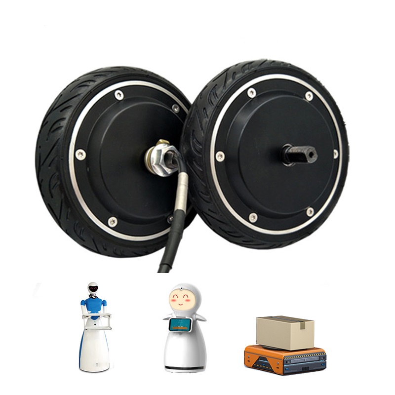 มอเตอร์ดุมล้อแบบไร้เกียร์ ZLTE - Robot Wheel บทวิจารณ์และราคา