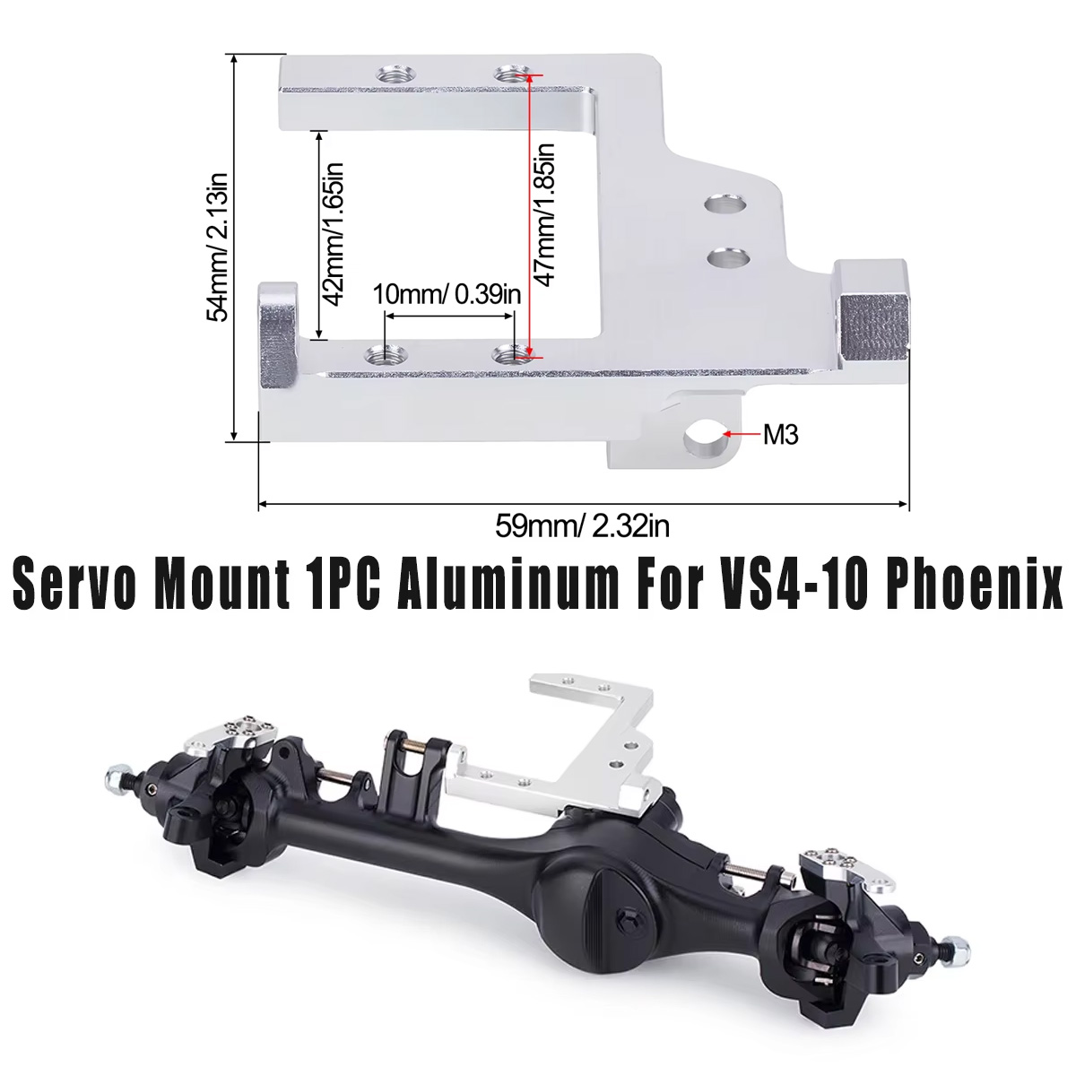 ขายึดเซอร์โวอลูมิเนียม 1 ชิ้นส - Servo Bracket บทวิจารณ์และราคา
