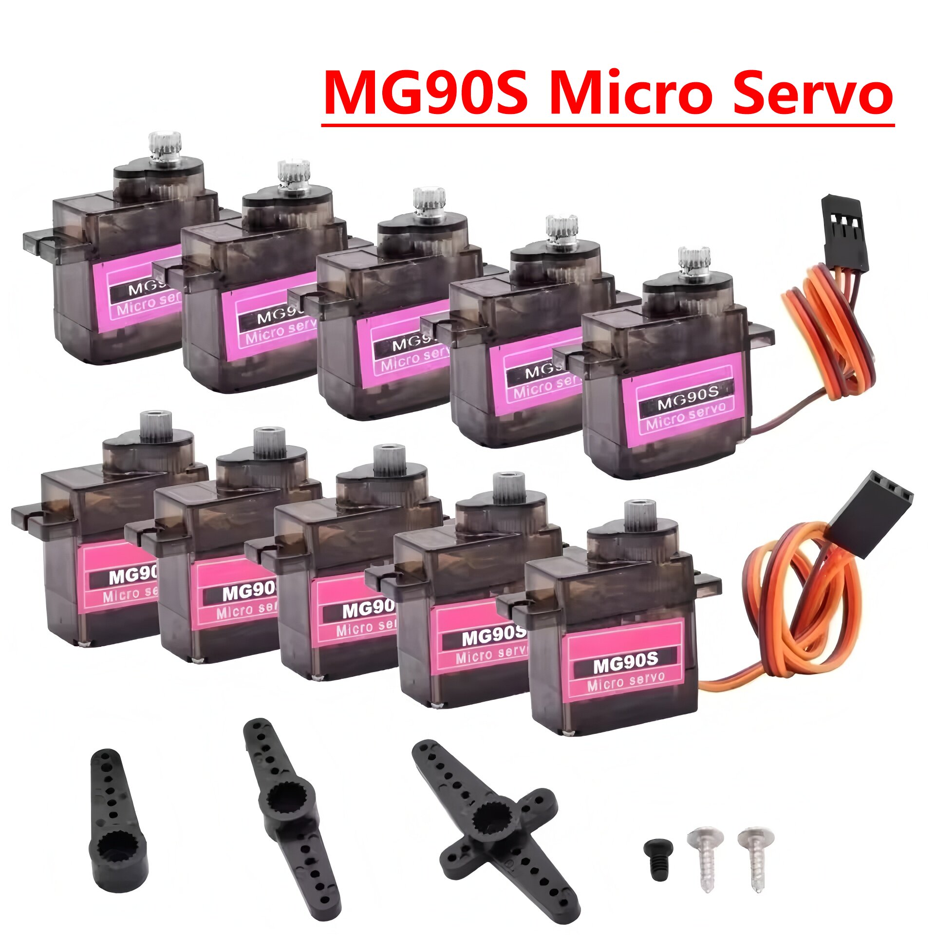4/5/10/20pcs MG90S Micro Servo - Servo Sg90 บทวิจารณ์และราคา
