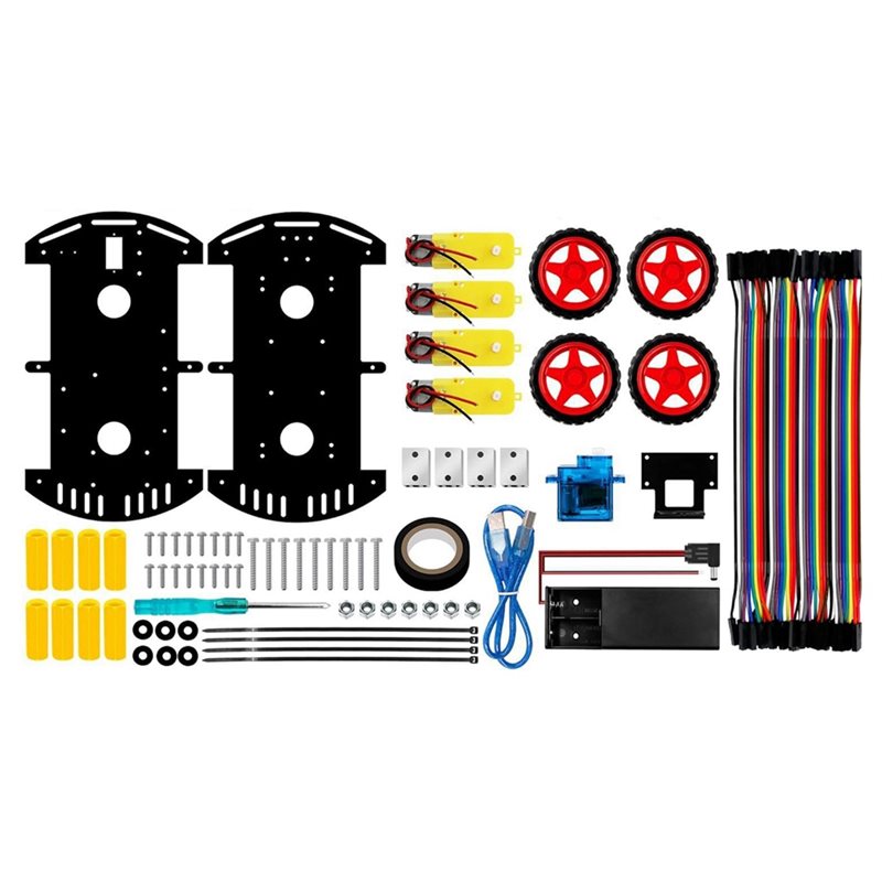ชุดรถหุ่นยนต์อัจฉริยะ WOWFU-4W - Arduino Robot บทวิจารณ์และราคา