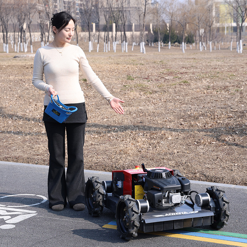 หุ่นยนต์ตัดหญ้าแบบควบคุมระยะไก - Robot Wheel บทวิจารณ์และราคา