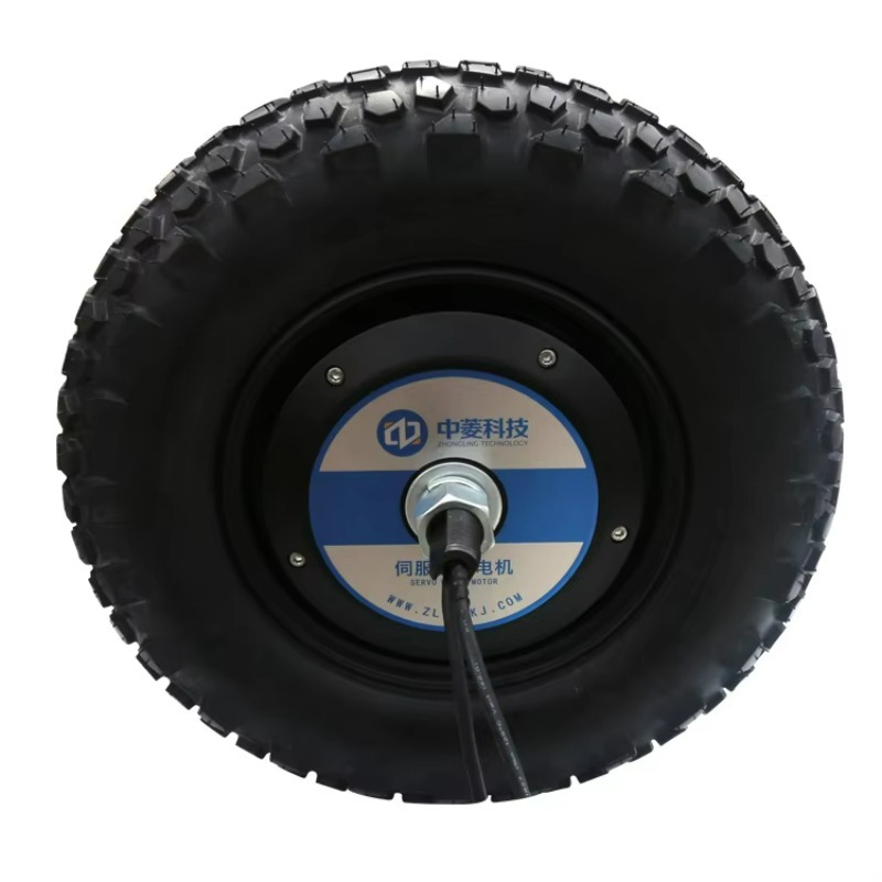 มอเตอร์เซอร์โวแบบดุมล้อ DC ไร้ - Robot Wheel บทวิจารณ์และราคา