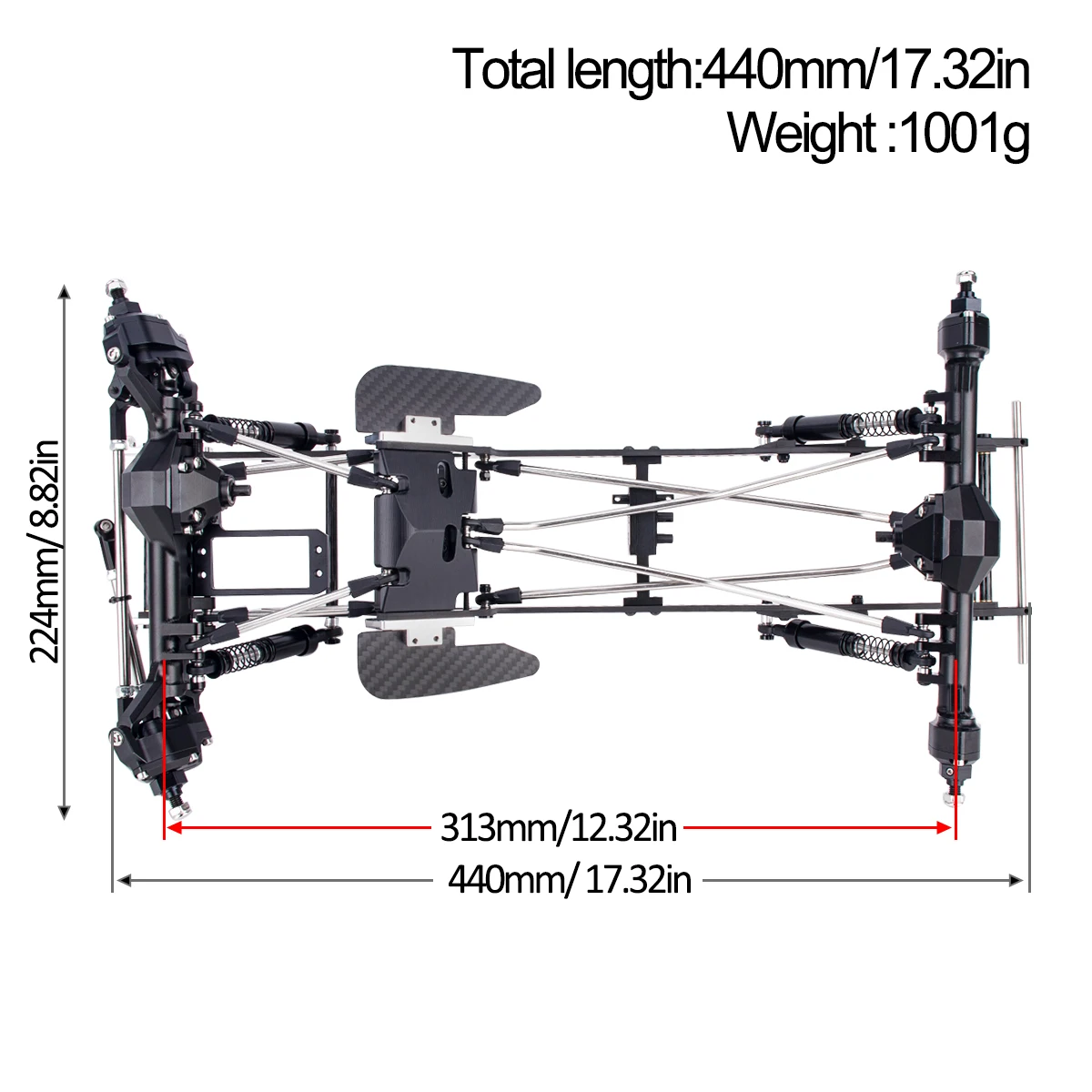 ชุดแชสซีคาร์บอนไฟเบอร์ LCG พร้ - Robot Car Kit บทวิจารณ์และราคา