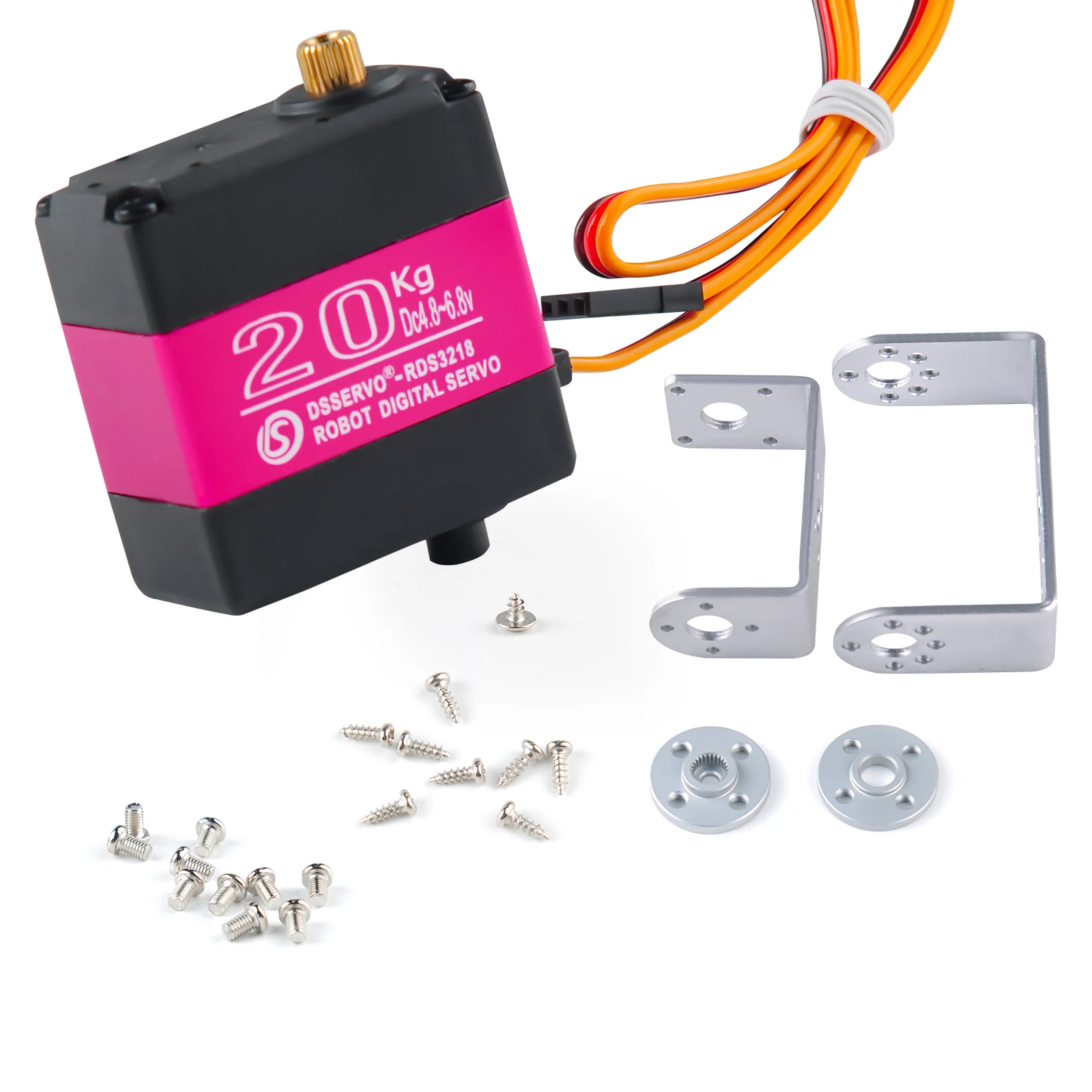 RDS3218 20 กก.180/270 องศา Dua - Servo Bracket บทวิจารณ์และราคา